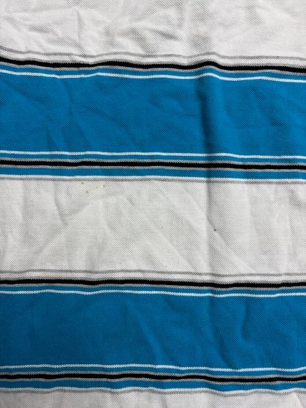 Southpole Striped Polo Shirt Youth 14-16 Blue White Y2K